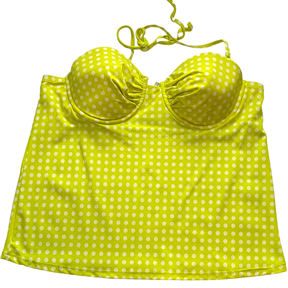 J.Crew I Polka Dot‎ Tankini Top